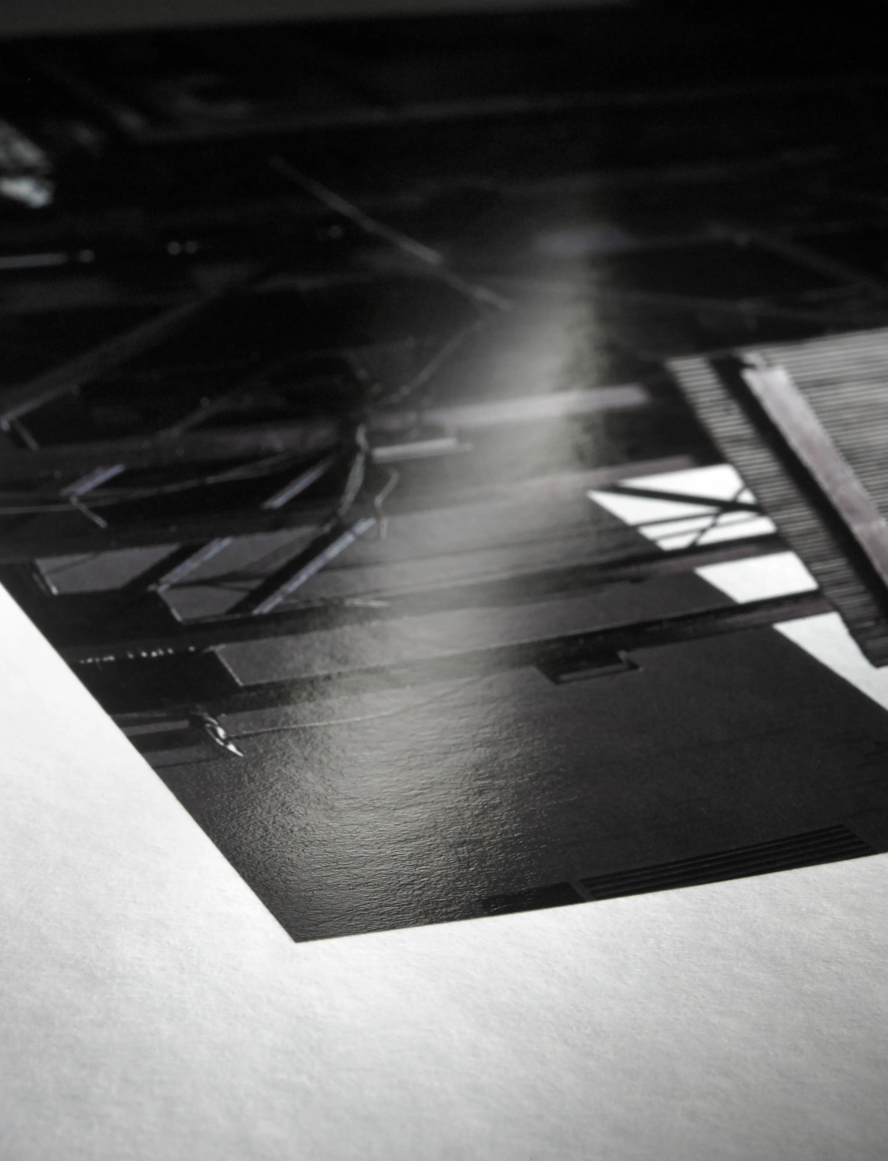 photography, black and white, document, glossy, print
