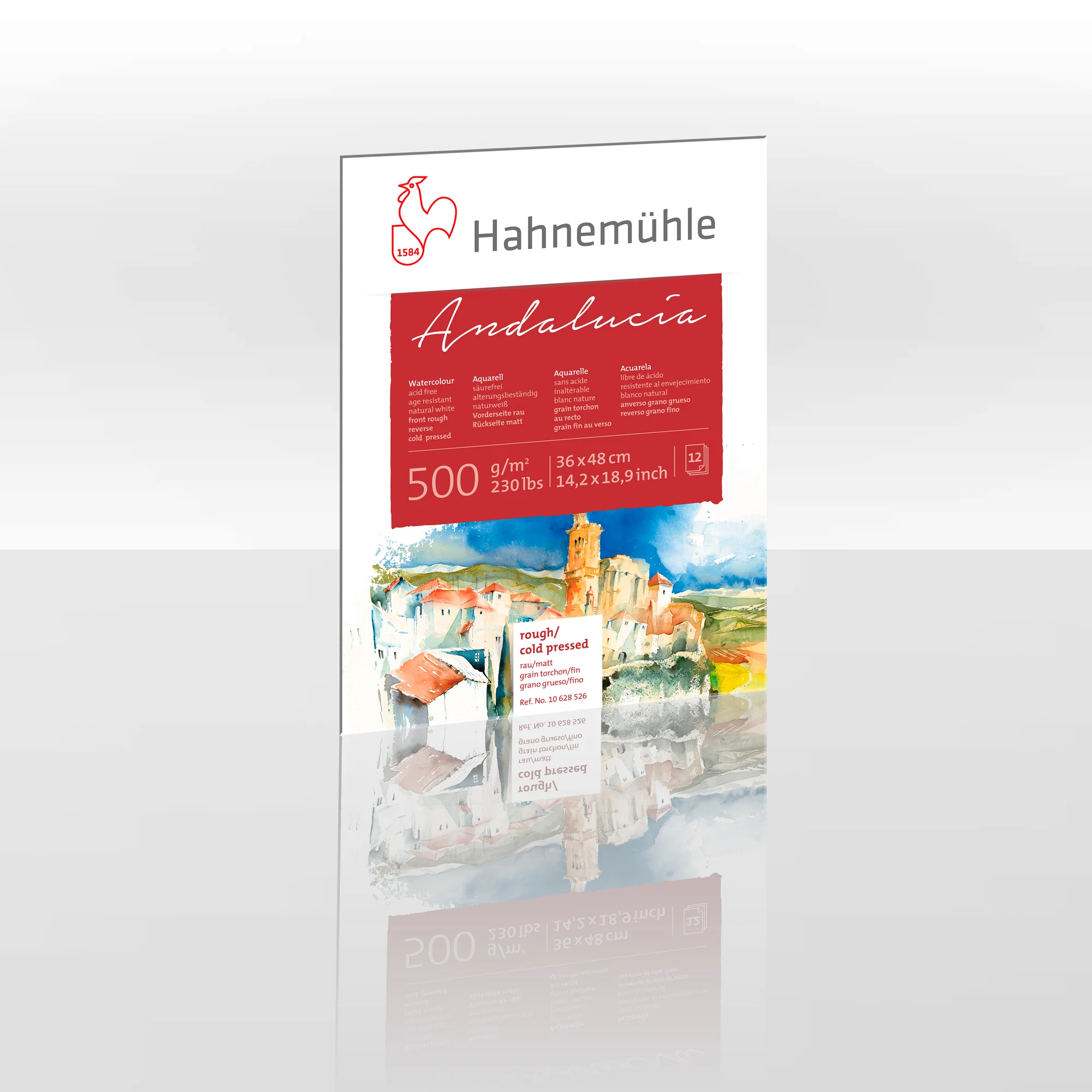 watercolor paper, art paper, 500 g/m², Aqua paper, Andalucia style