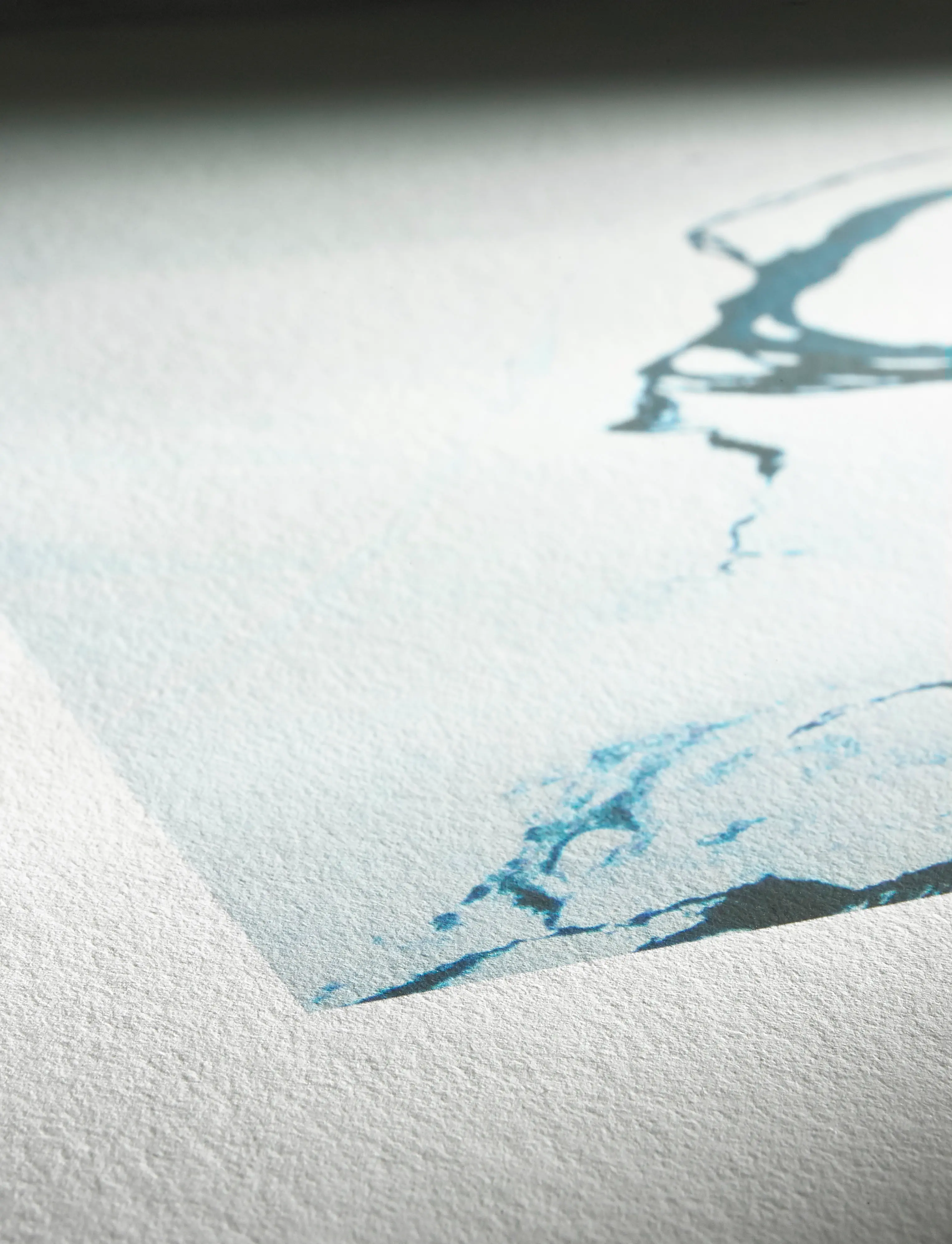 art, print, paper, blue, abstract