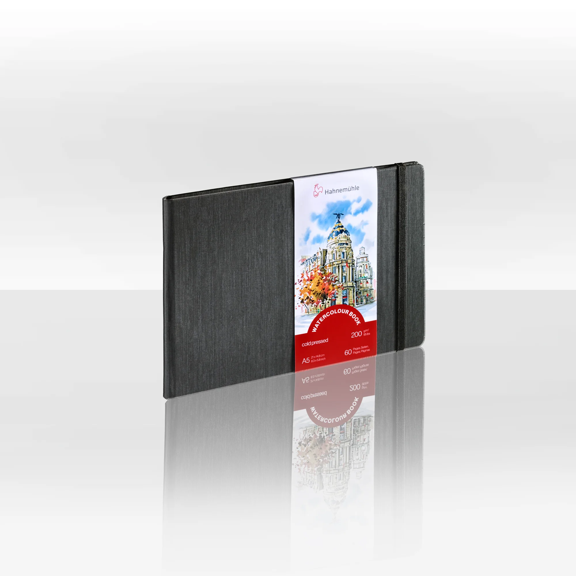 art paper, watercolor pad, palette, black album, artist book