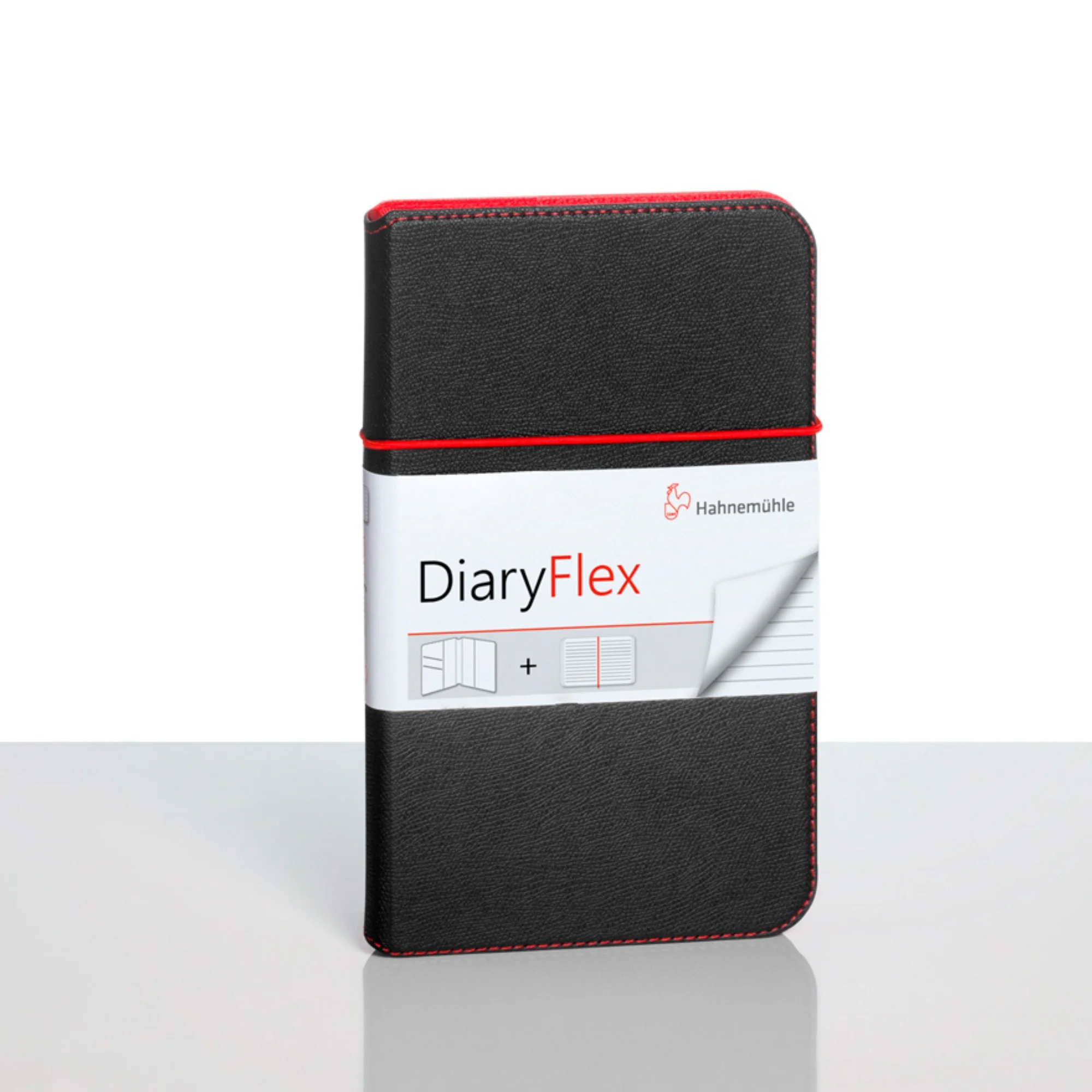 diary, planner, notebook, leather, black