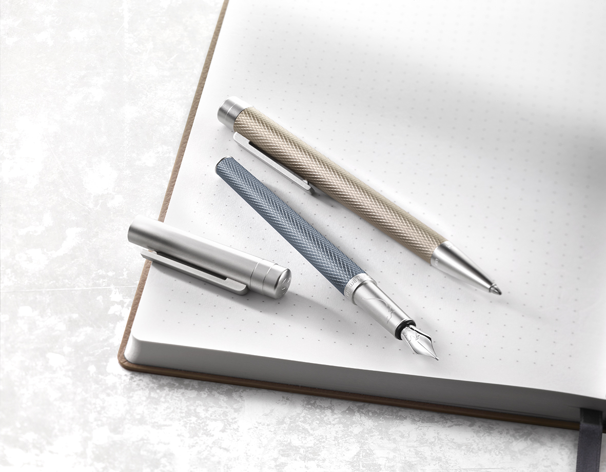 Slim Edition - Fountain pen (M), cool grey