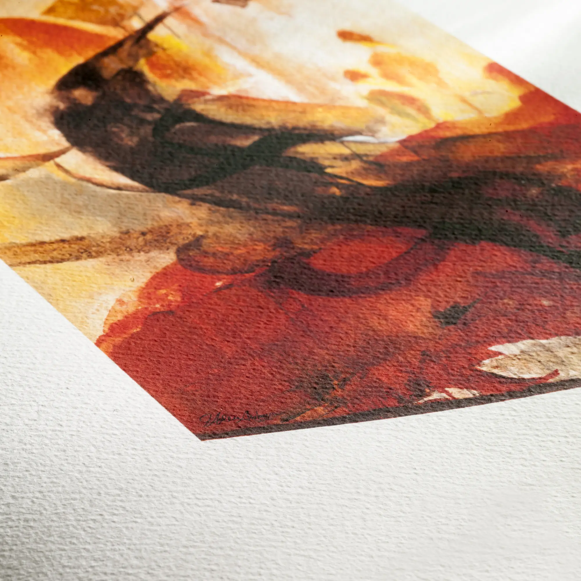 painting, art print, abstract, canvas, red hues