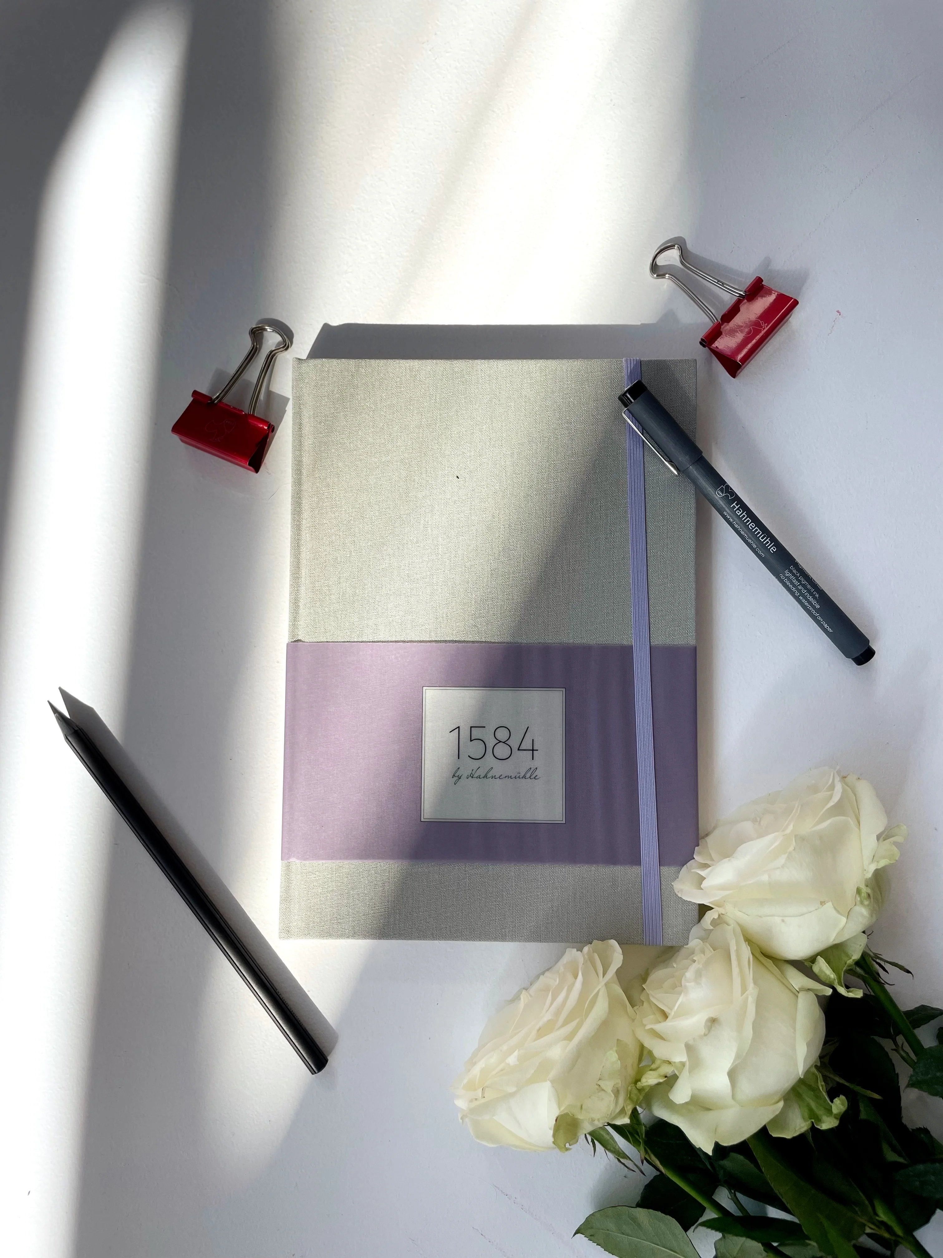 journal, notebook, planner, lavender, elastic-band