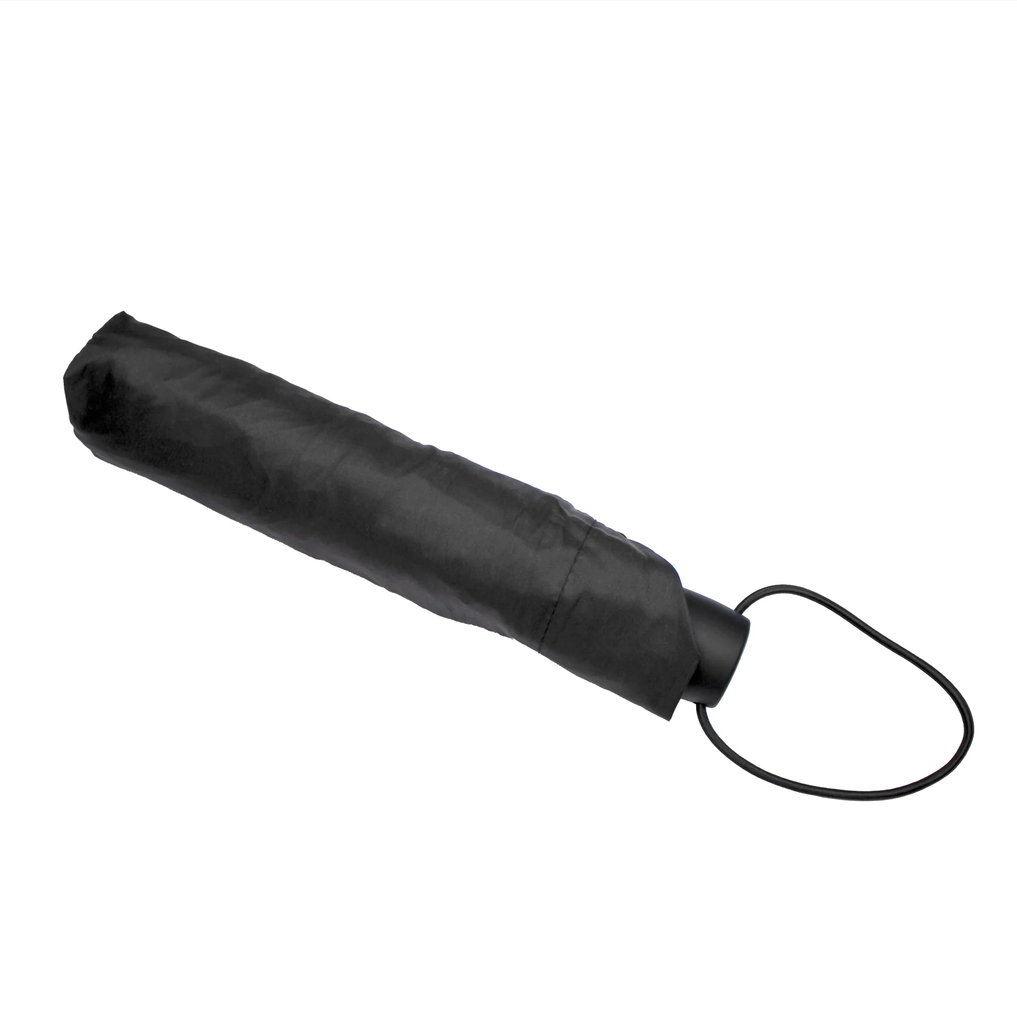 umbrella, foldable, black, compact, carrying-loop