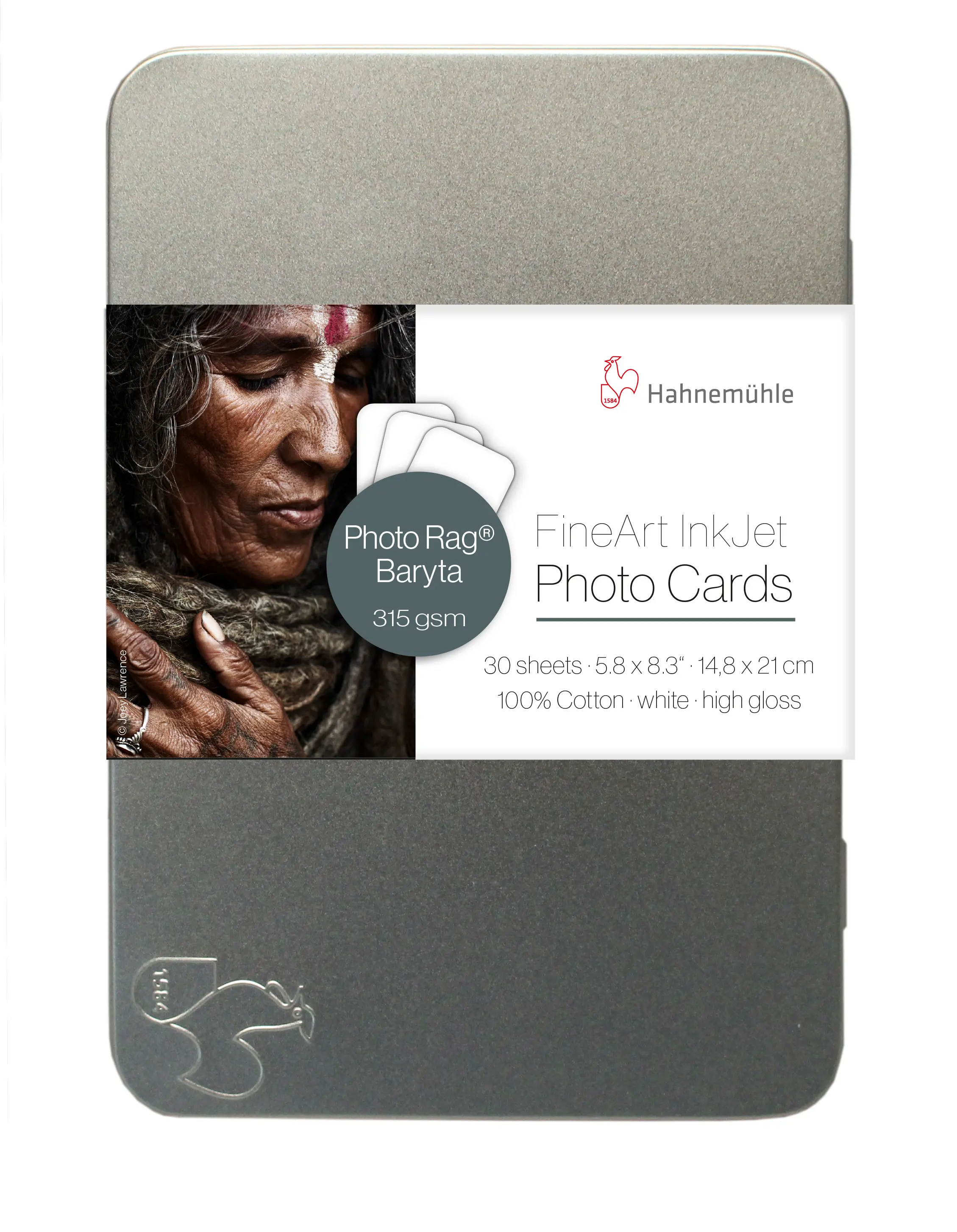 photo cards, inkjet, FineArt, cotton, white