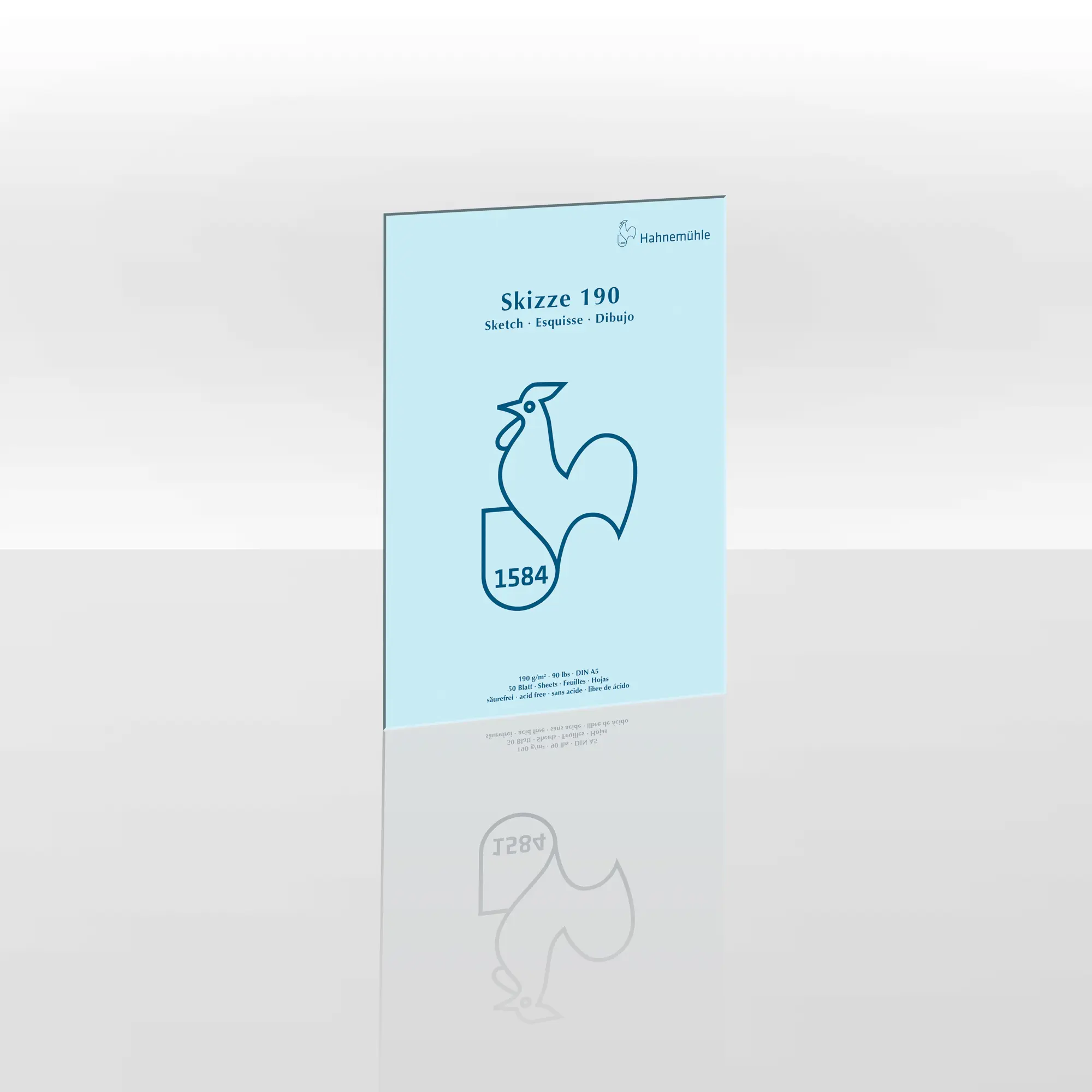 poster, sketchbook, rooster, blue, graphic-art