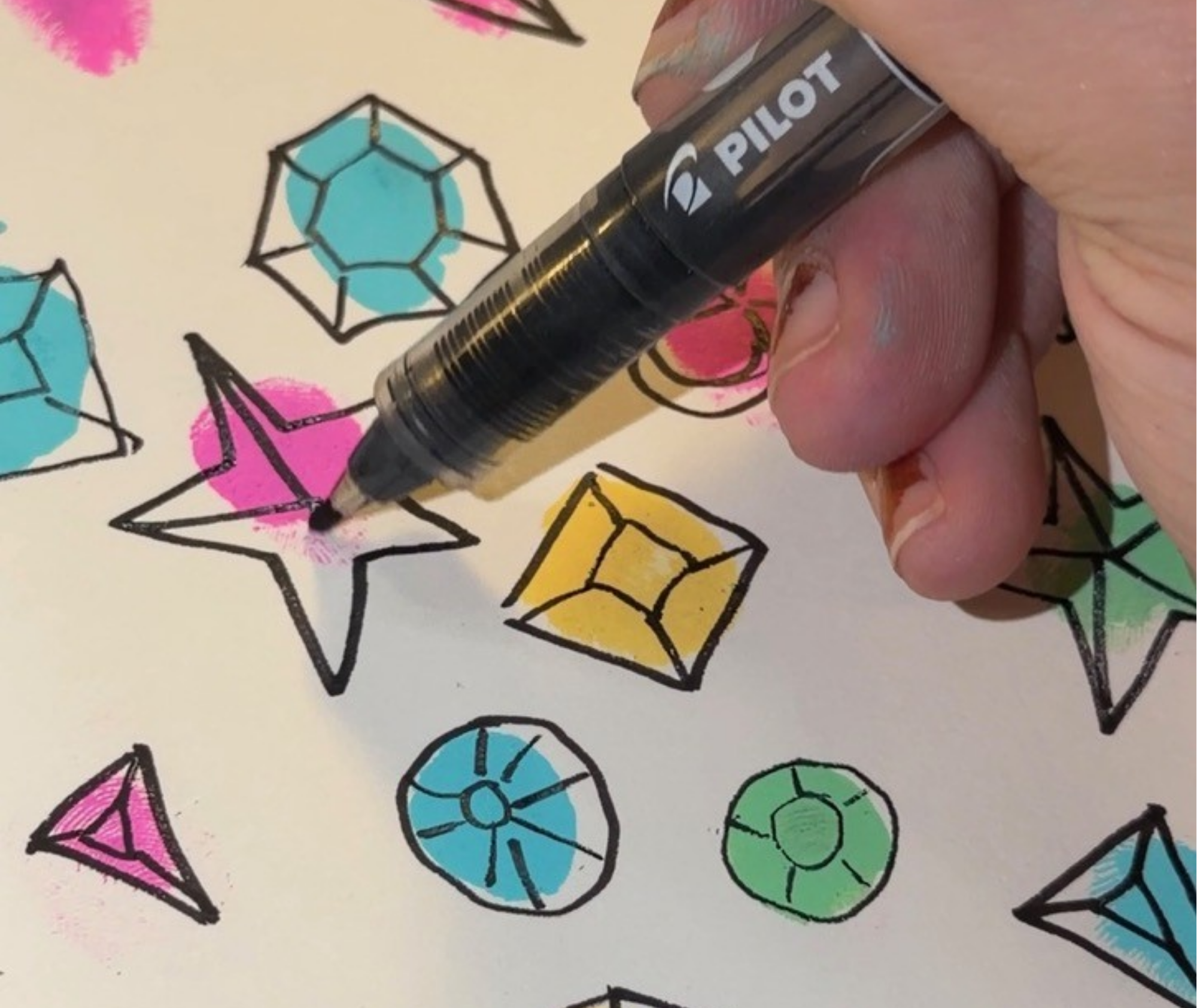 marker, pen, drawing, art supplies, sketching