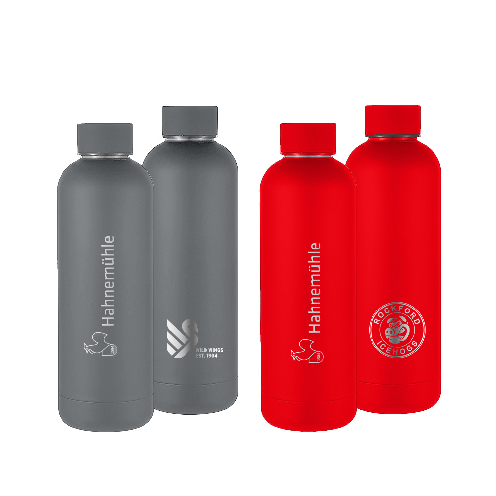 Hahnemühle Bottle with iconic logo engravings