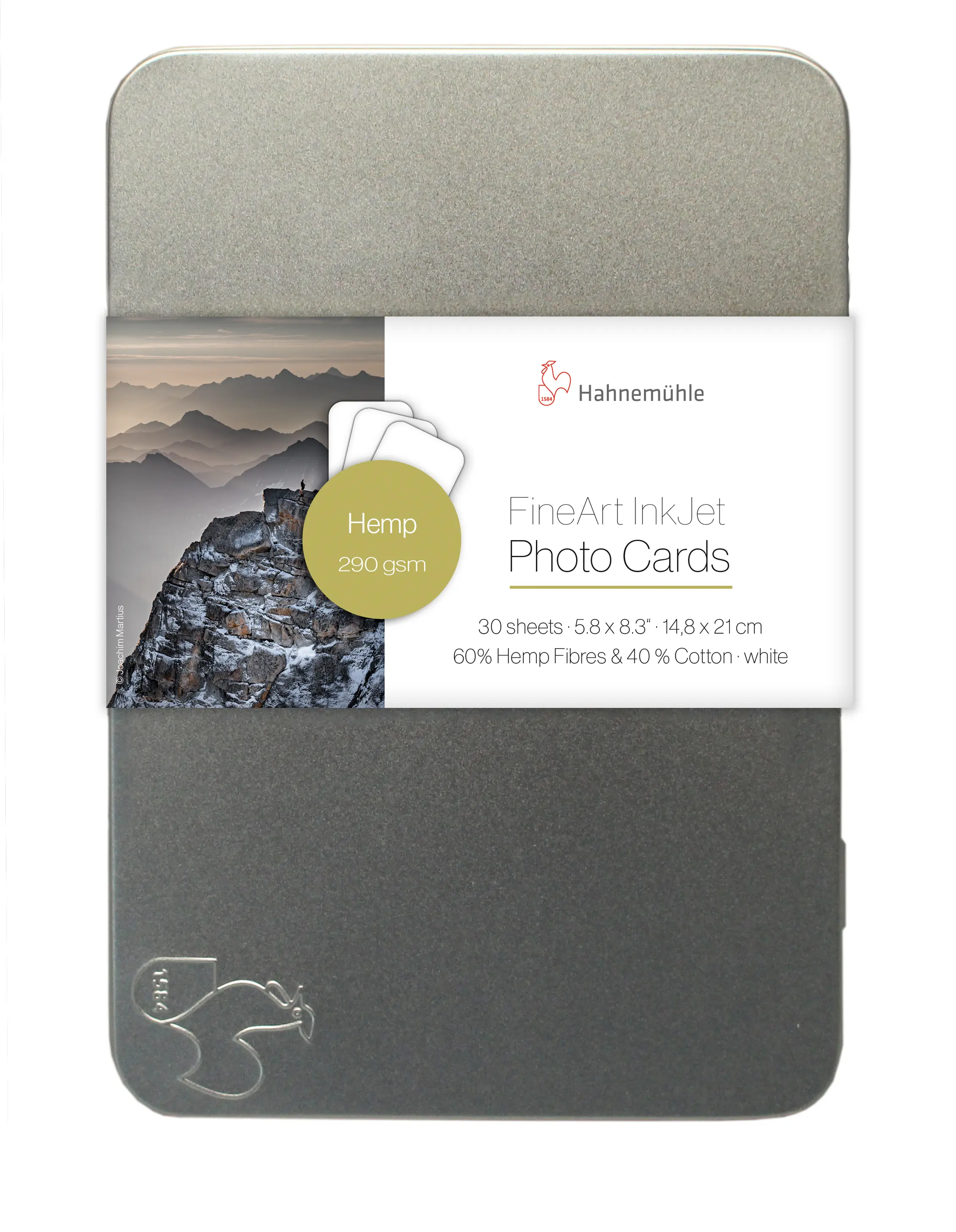 photo cards, fine art, inkjet, hemp, 290 gsm