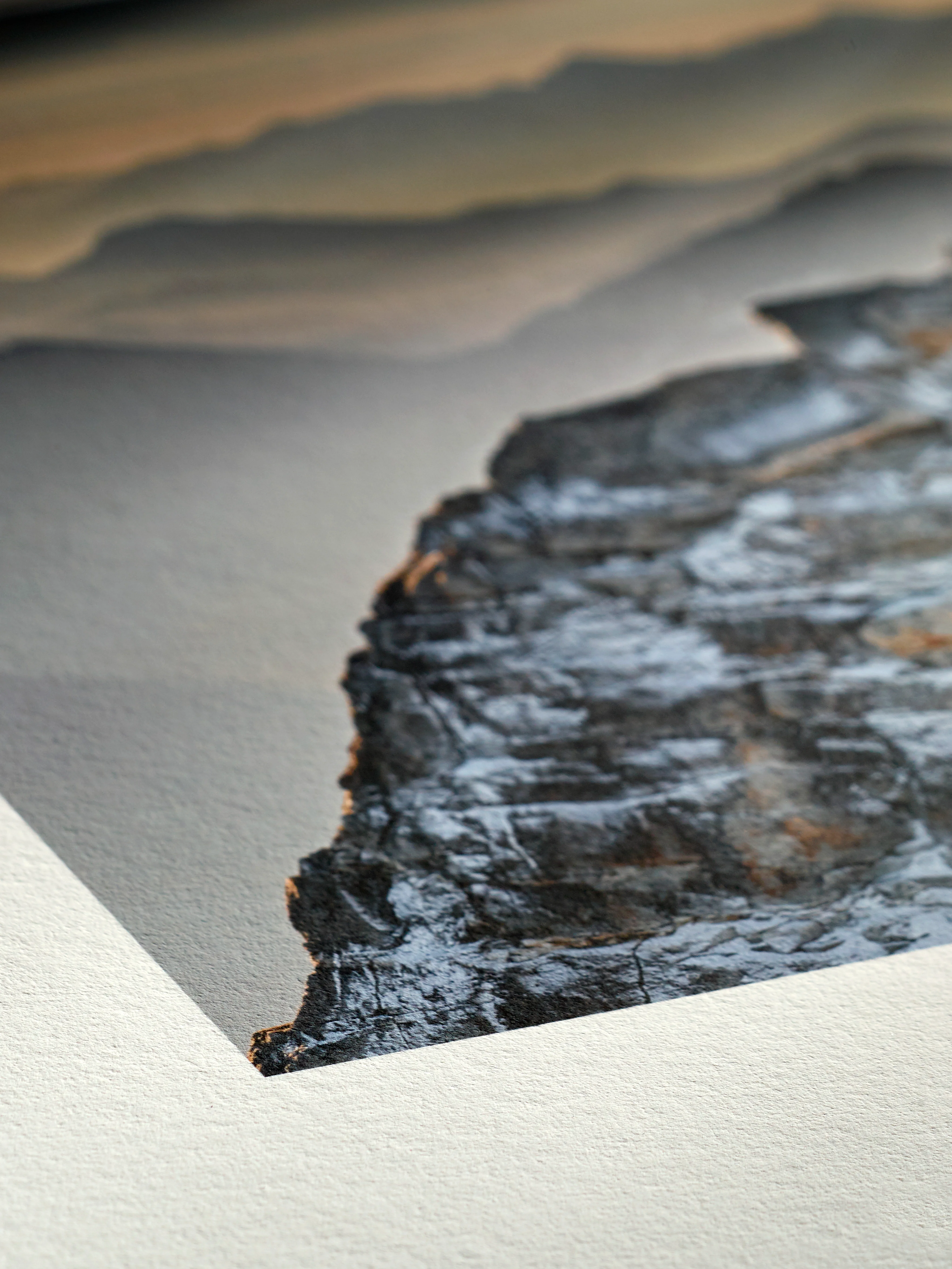 rock, stone, crack, texture, artwork