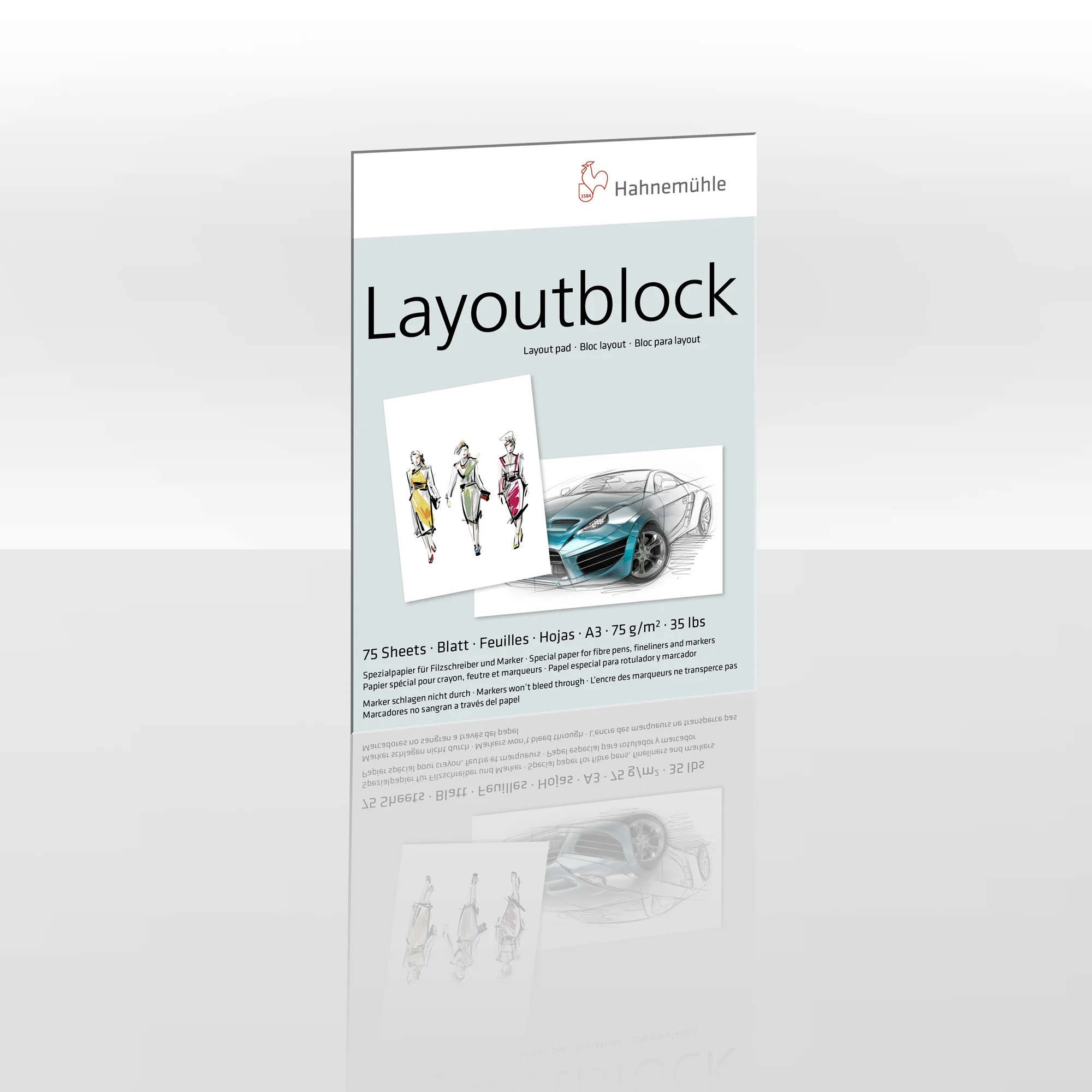 layout block, layout pad, A3, 75 g/m2, papers