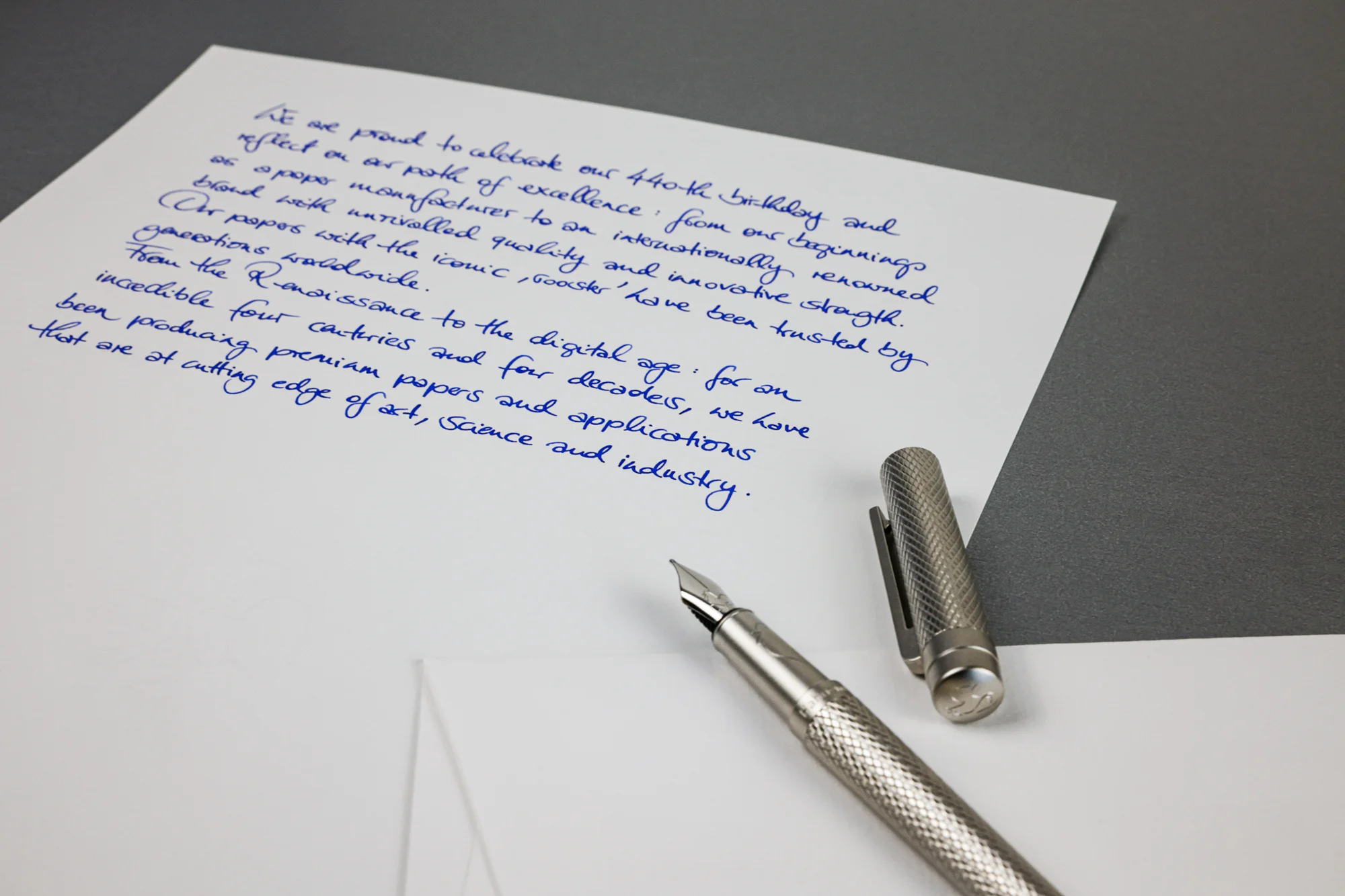 fountain pen, nib, ink, metal pen, writing paper